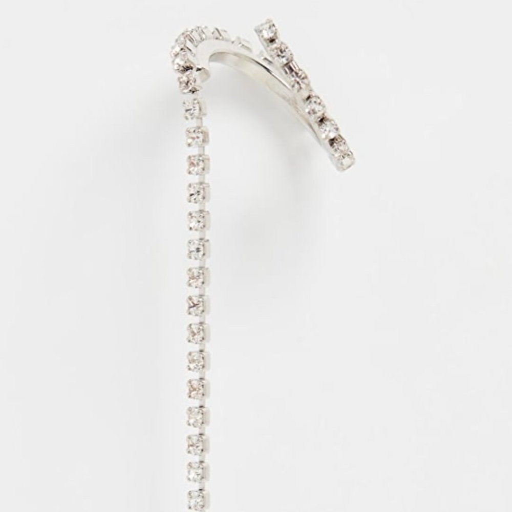 Justine Clenquet Silver Telly Single Ear Cuff
